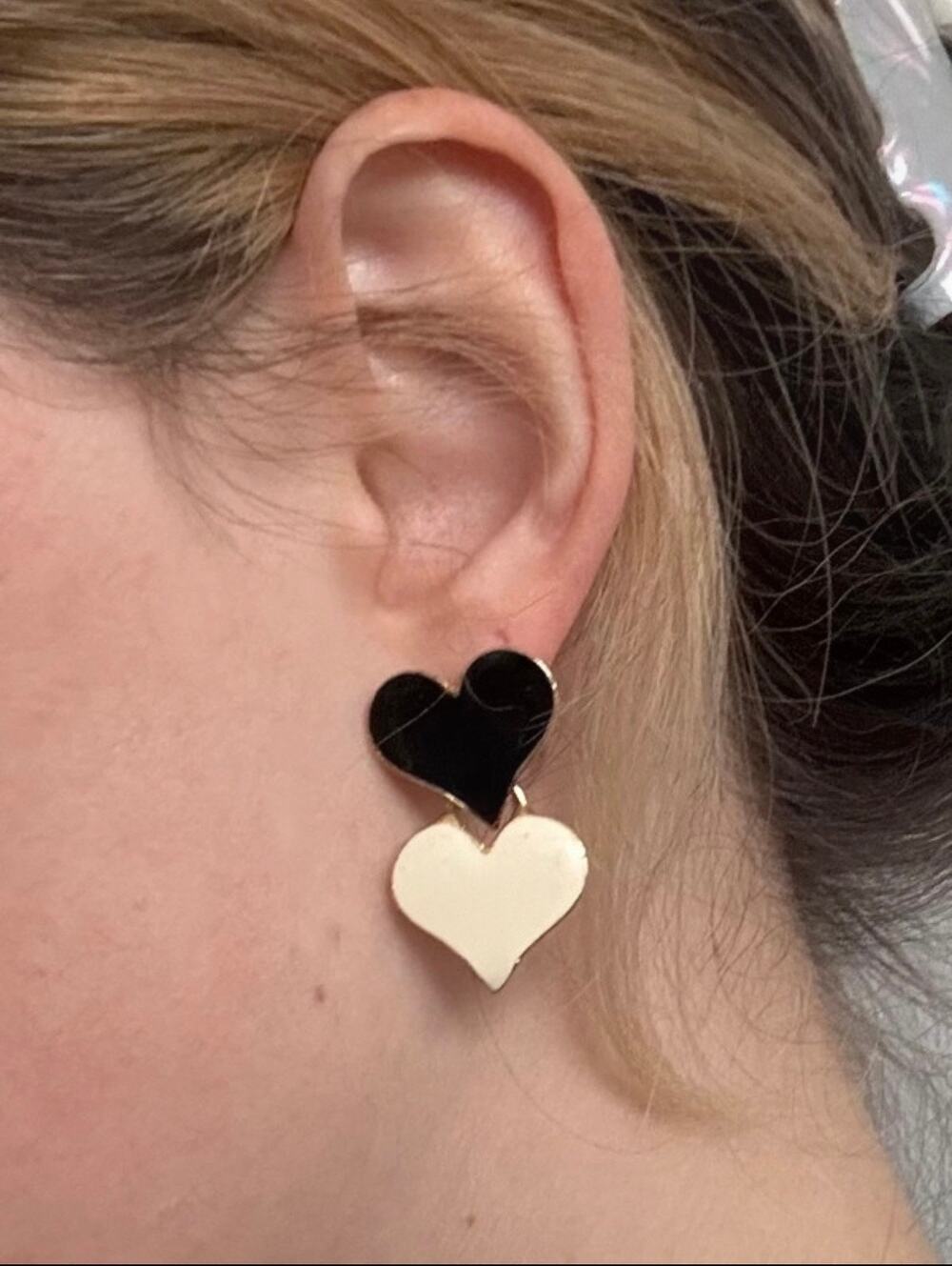 Vintage Heart Earrings